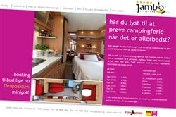 Camping n�r det ikke kan blive mere luxus - lej luxuscampingvogn p� 5-stjernet campingplads.