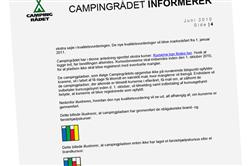 Fra 1. januar 2011 kommer der en ekstra s�jle p� campingr�dets kvalitetsvurderinger af danske campingpladser.
